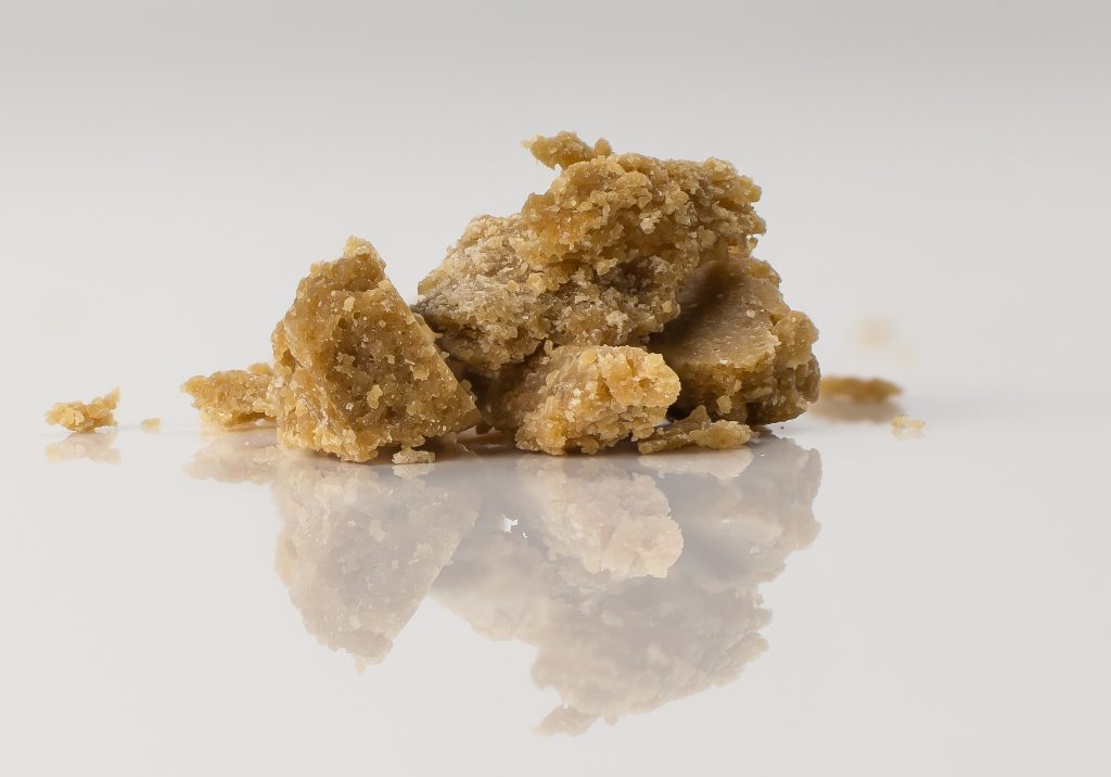 close up image of cannabis concentrate